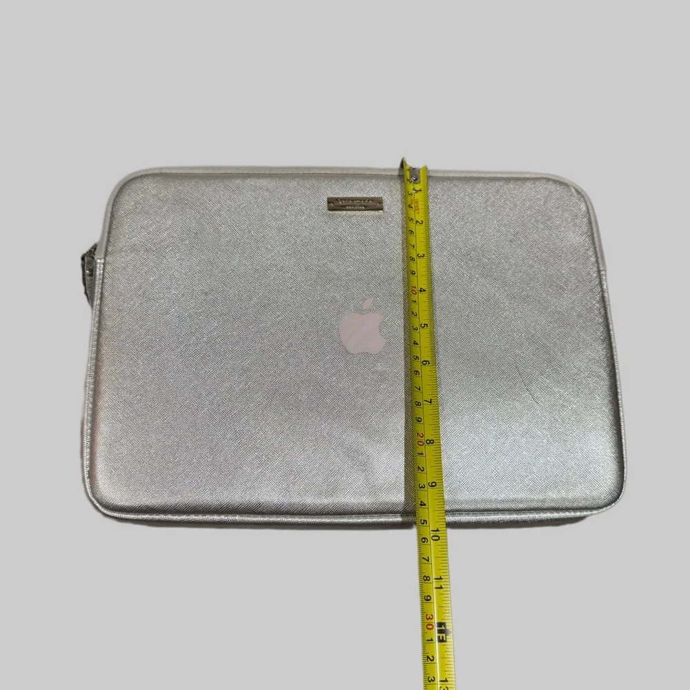 Kate Spade Silver Metallic Laptop Case